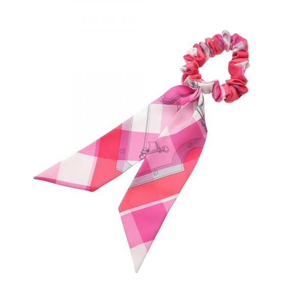 エルメス HERMES エルメス シュシュ ベッラ Bella シルク へアゴム