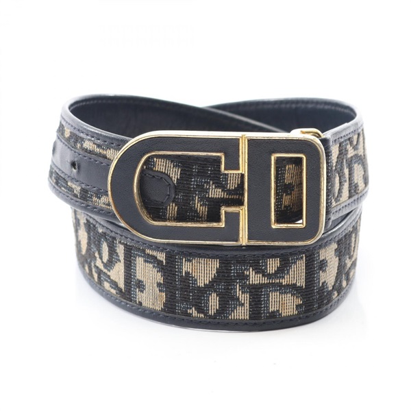 ⭐️極美品 Christian Dior トロッター柄 ベルト CD金具 クリスチャンディオール(Christian Dior)クリスチャンディオール CD