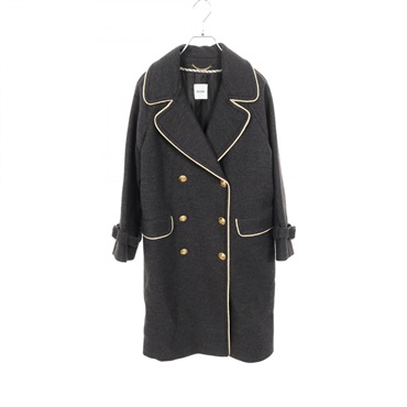 MOSCHINO モスキーノ　フリル　コート　イタリア製　X1806 MOSCHINO モスキーノフリルコートイタリア製X1806