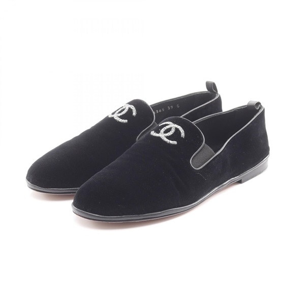 シャネル(CHANEL)シャネル ココマーク スリッポン 靴 レディース