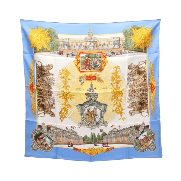 エルメス(HERMES)エルメス カレ90 SANSSOUCY スカーフ 衣料品