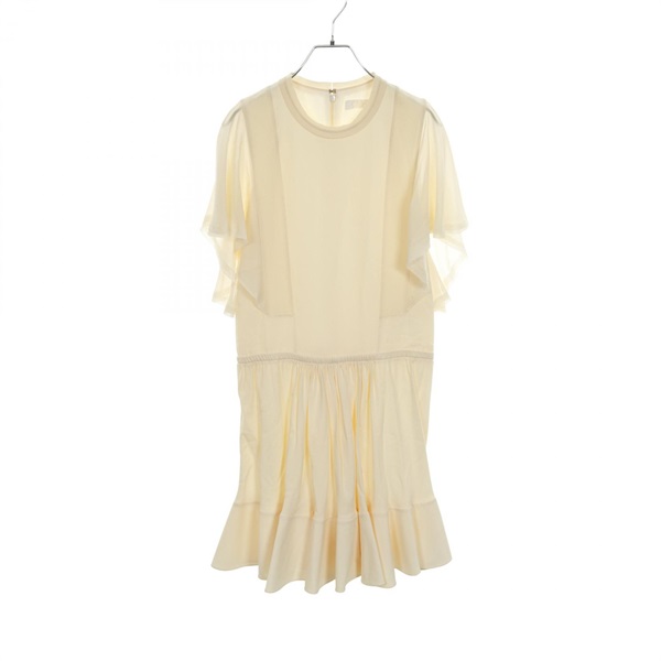 クロエ シルクシフォンスリーブ ワンピース 衣料品 トップス レディース