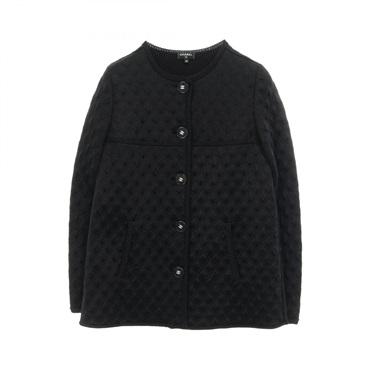 シャネル(CHANEL)シャネル ココマークボタン キルティングカーディガン