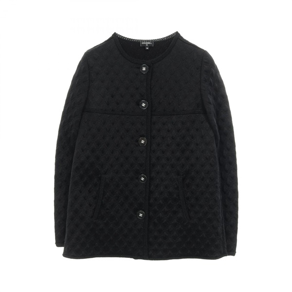 シャネル(CHANEL)シャネル ココマークボタン キルティングカーディガン