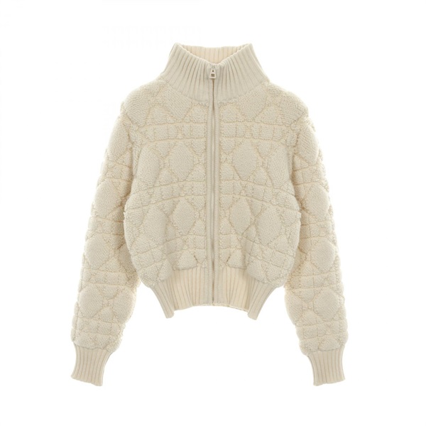 ディオール マクロカナージュ ジップアップニット