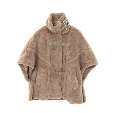 マックスマーラ テディベア ケープ ケープ ポンチョ 衣料品 アウター レディース