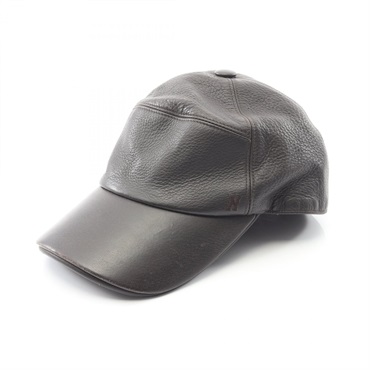 エルメス H刺繍 キャップ 帽子 メンズ