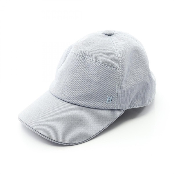 エルメス H刺繍 キャップ 帽子 メンズ