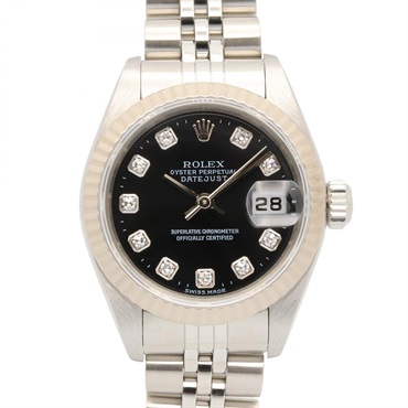 ロレックス デイトジャスト 10Pダイヤ P番 新ダイヤ 腕時計 時計 レディース 79174G