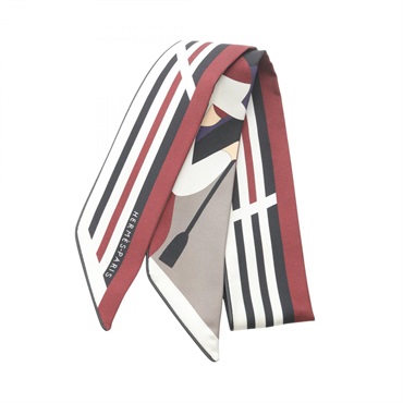 エルメス ツイリー de toujours 18-3-7 スカーフ 衣料品 レディース