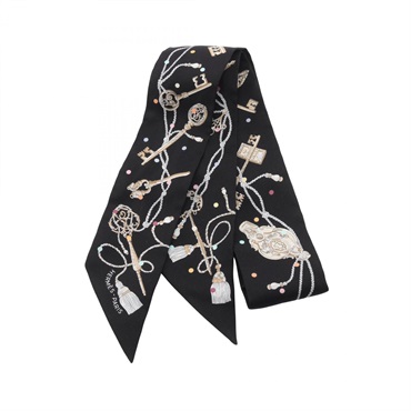 エルメス ツイリー Les Cles a Pois スカーフ 衣料品 レディース