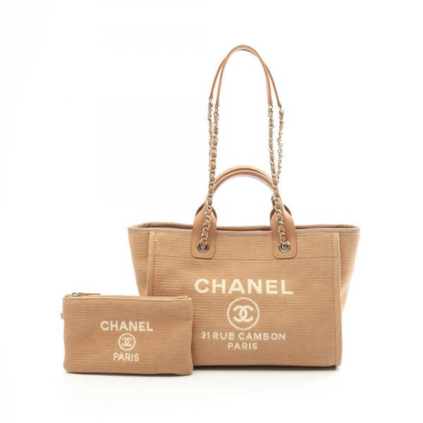 シャネル ドーヴィル スモール トートバッグ バッグ レディース