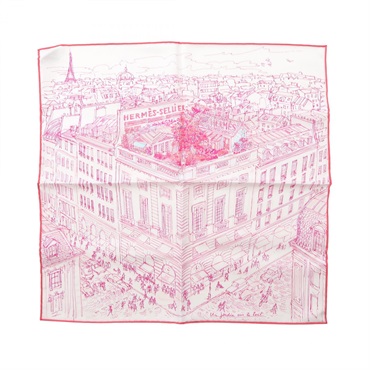 エルメス プチカレ カレ45 Un Jardin sur le Toit スカーフ 衣料品 レディース