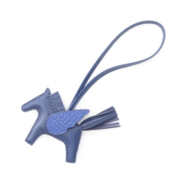 エルメス ロデオペガサスPM タッチ ブルーサフィール ブルーエレクトリック チャーム アクセサリー レディース