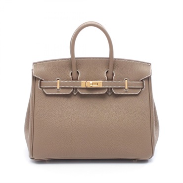 エルメス バーキン25 エトゥープ ハンドバッグ バッグ レディース