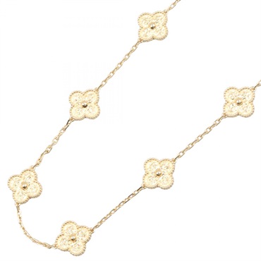 ヴァンクリーフ＆アーペル ヴィンテージアルハンブラ 10モチーフ ネックレス ネックレス ジュエリー レディース