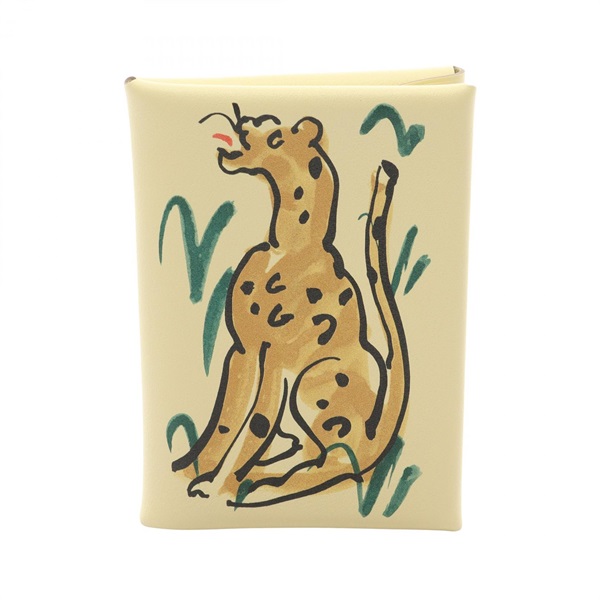 エルメス カルヴィデュオ スプリング パンサー ジョーヌミルトン コインケース 財布 レディース