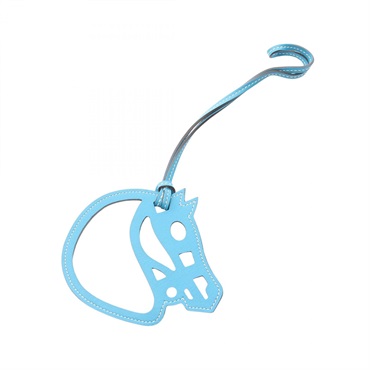 エルメス パドックシュバル ホース ブルーザンジバル チャーム アクセサリー レディース