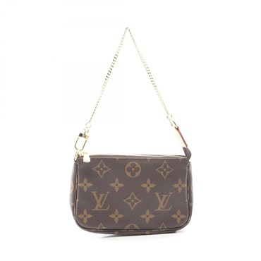 ルイ・ヴィトン ミニ ポシェット アクセソワール モノグラム ハンドバッグ バッグ レディース M58009