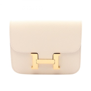 エルメス コンスタンス スリム クレ 二つ折り財布 財布 レディース