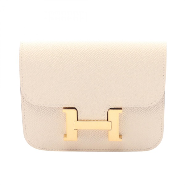 エルメス コンスタンス スリム クレ 二つ折り財布 財布 レディース