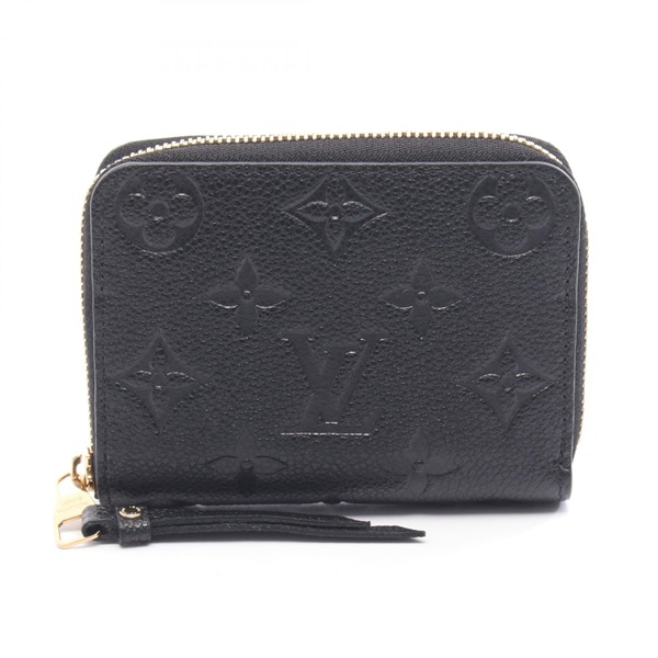 ルイ・ヴィトン ジッピーコインパース モノグラムアンプラント ノワール コインケース 財布 レディース M60574