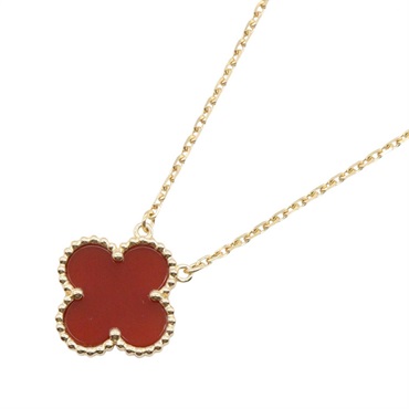 ヴァンクリーフ＆アーペル ヴィンテージアルハンブラ ネックレス カーネリアン ネックレス ジュエリー レディース VCARD38500