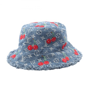 ルイ・ヴィトン LV × TM モノグラムチェリー ハット 帽子 レディース