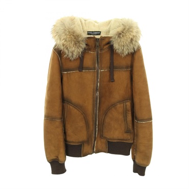 ドルチェアンドガッバーナ ムートンジャケット 革ジャン 衣料品 アウター メンズ G9X73G