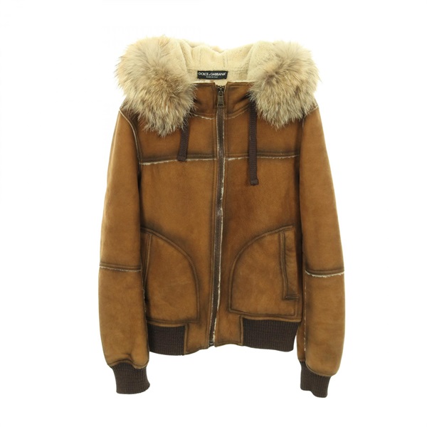 ドルチェアンドガッバーナ ムートンジャケット 革ジャン 衣料品 アウター メンズ G9X73G