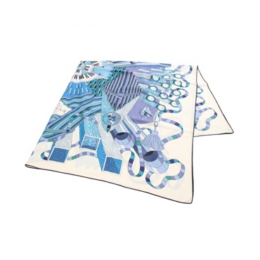 エルメス カレジェアン カレ140 POINT D’ORGUE フェルマータ スカーフ 衣料品 レディース