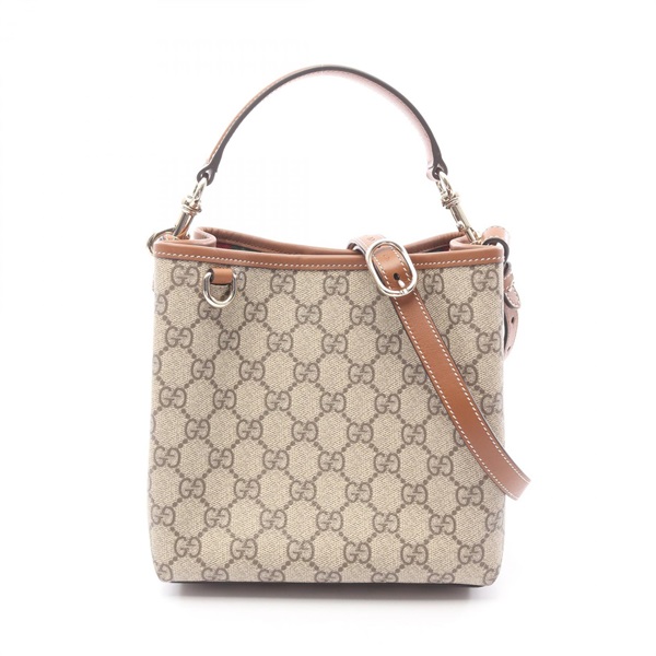 グッチ GGエンブレム スモールバケットバッグ ハンドバッグ バッグ レディース 815118