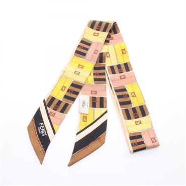 フェンディ WRAPPY ラッピー バゲットバッグモチーフ スカーフ 衣料品 レディース FXT011