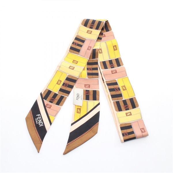 フェンディ WRAPPY ラッピー バゲットバッグモチーフ スカーフ 衣料品 レディース FXT011