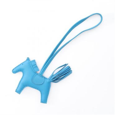 エルメス ロデオPM ブルーザンジバル チャーム アクセサリー レディース