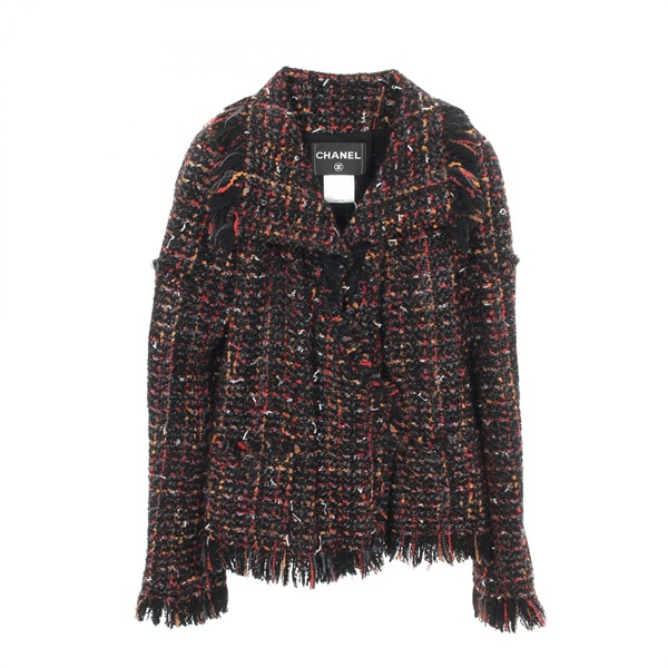 シャネル ココマークボタン ツイード その他ジャケット 衣料品 アウター レディース P39758V28224