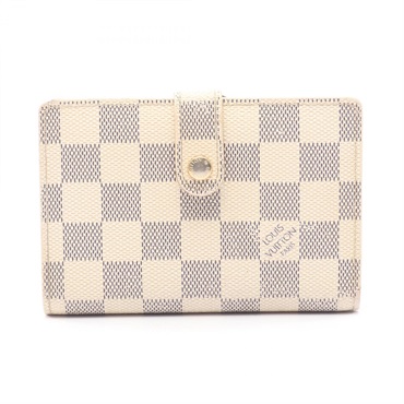 ルイ・ヴィトン ポルトフォイユ ヴィエノワ ダミエアズール 二つ折り財布 財布 レディース N61676