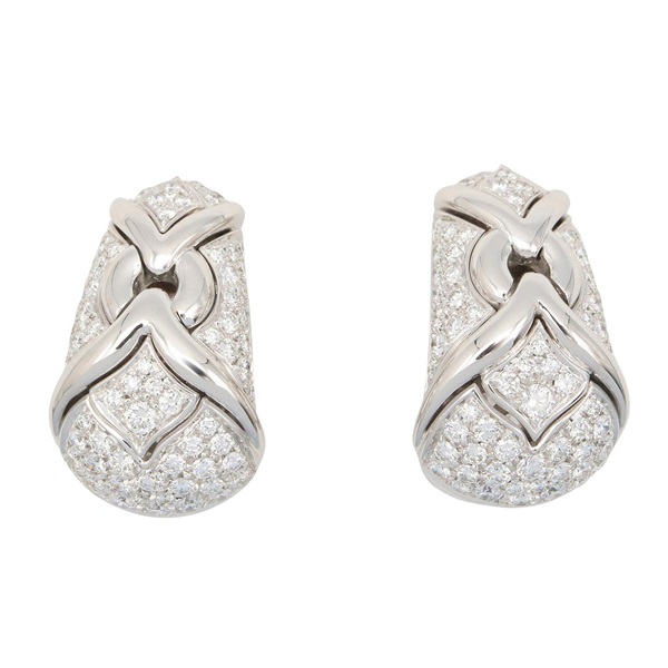 ブルガリ パヴェダイヤ イヤリング イヤリング ジュエリー レディース