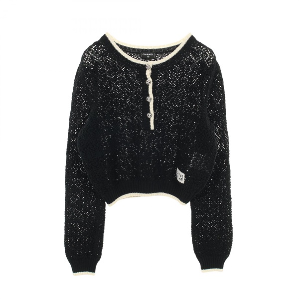 シャネル ココマークボタン ニット 衣料品 トップス レディース