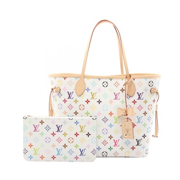 ルイ・ヴィトン LV × TM ネヴァーフルMM モノグラムマルチカラー トートバッグ バッグ レディース M27787