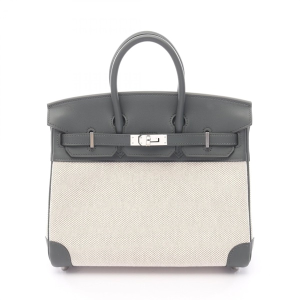 エルメス バーキン25 エクリュ ヴェールマングローブ ハンドバッグ バッグ レディース H082686CK