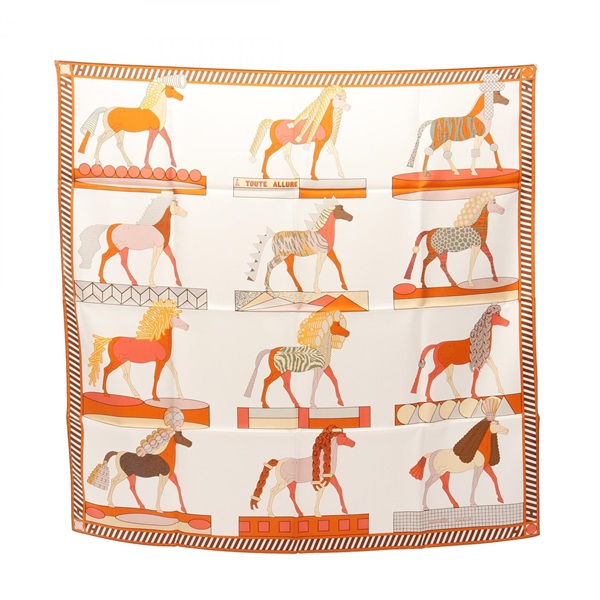 エルメス カレ90 A Toute Allure スカーフ 衣料品 レディース