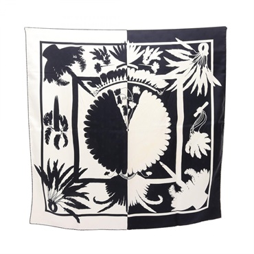 エルメス カレ90 タトゥアージュ BRAZIL スカーフ 衣料品 レディース