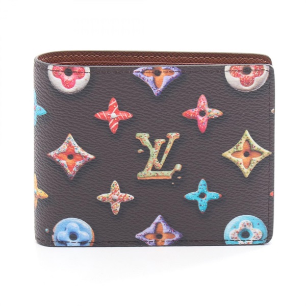 ルイ・ヴィトン ポルトフォイユ スレンダー モノグラムドーナツ 二つ折り財布 財布 レディース M28283