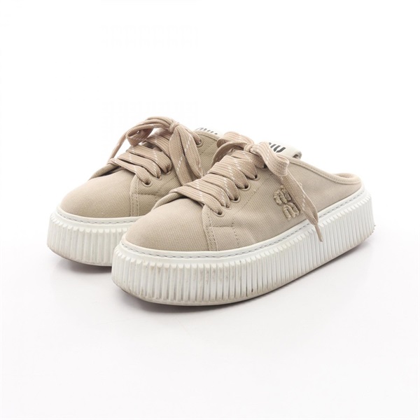 ミュウ ミュウ  スリッポン 靴 レディース