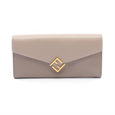 フェンディ FFダイヤモンド 二つ折り長財布 財布 レディース