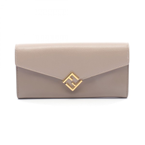 フェンディ FFダイヤモンド 二つ折り長財布 財布 レディース