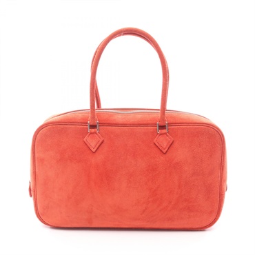 エルメス プリュムエラン28 ルージュヴィフ ハンドバッグ バッグ レディース