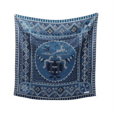 エルメス カレ90 AU COIN DU FEU スカーフ 衣料品 レディース