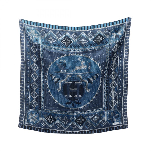 エルメス カレ90 AU COIN DU FEU スカーフ 衣料品 レディース